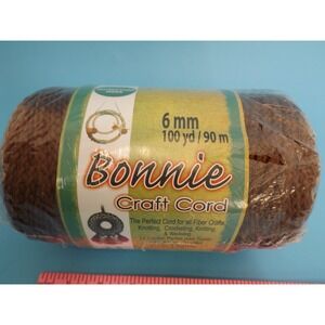 *NEW* ! 🪢Pepperell Bonnie Macrame Craft Cord Roll - 6mm X 100yd -ALMOND color